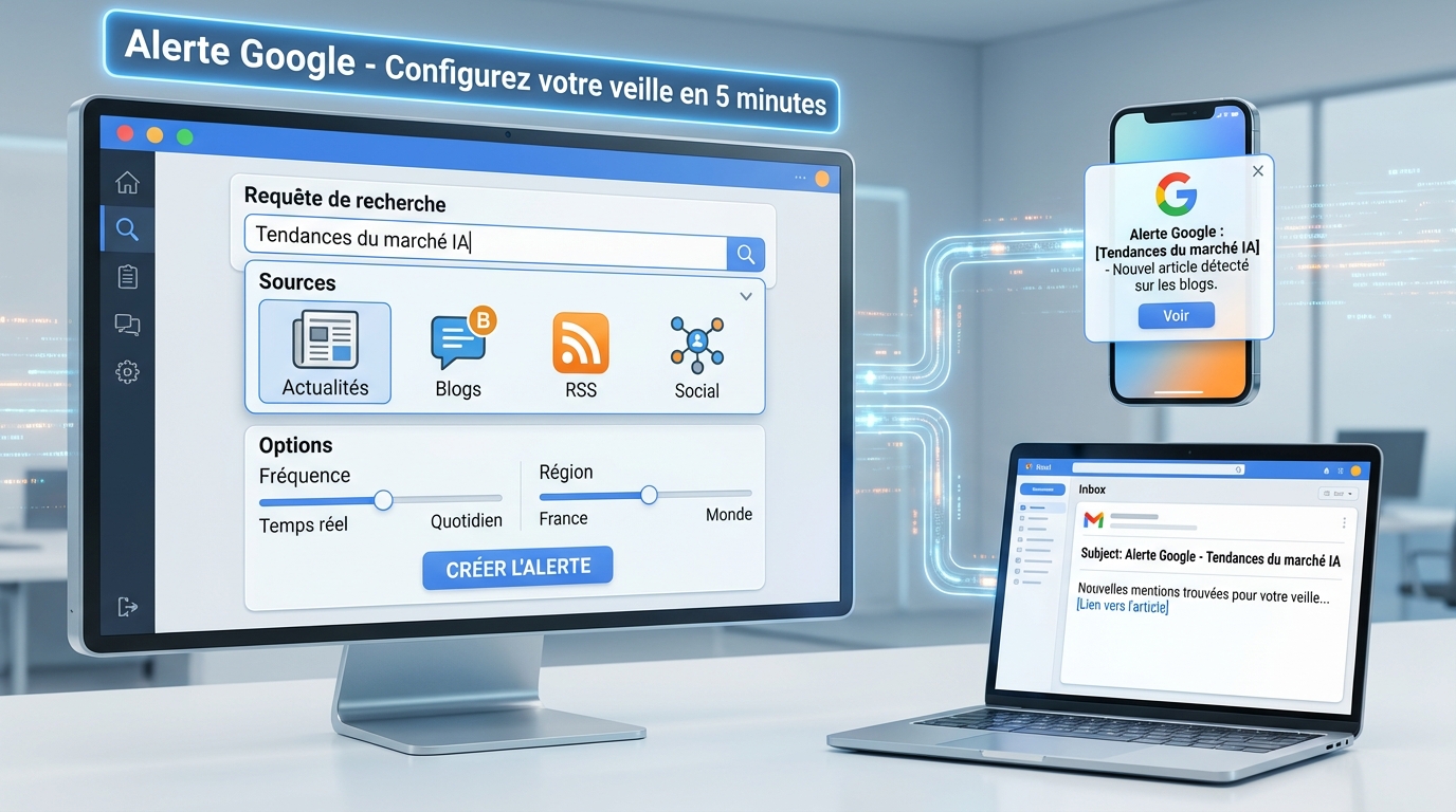 découvrez comment utiliser alerte google pour recevoir des notifications personnalisées et rester informé efficacement des sujets qui vous intéressent.