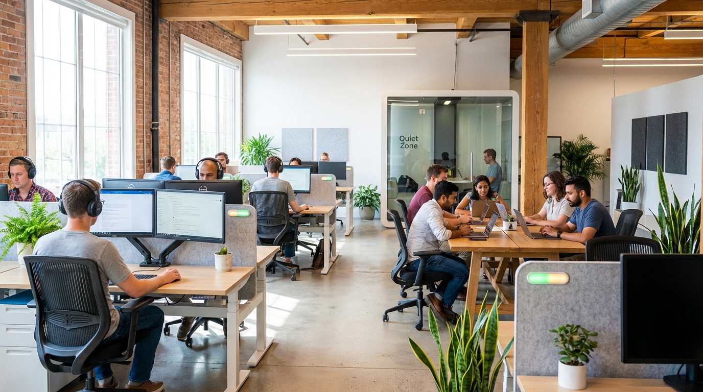 découvrez des conseils et bonnes pratiques pour améliorer la productivité en open space, optimiser votre environnement de travail et favoriser la concentration au bureau.