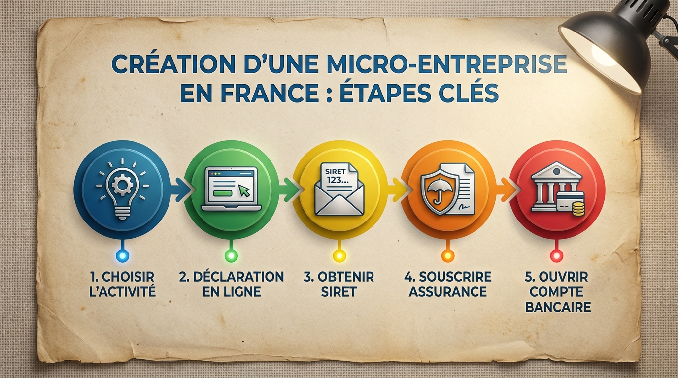 découvrez les étapes clés pour créer une micro entreprise avec succès et lancer votre projet entrepreneurial en toute confiance.
