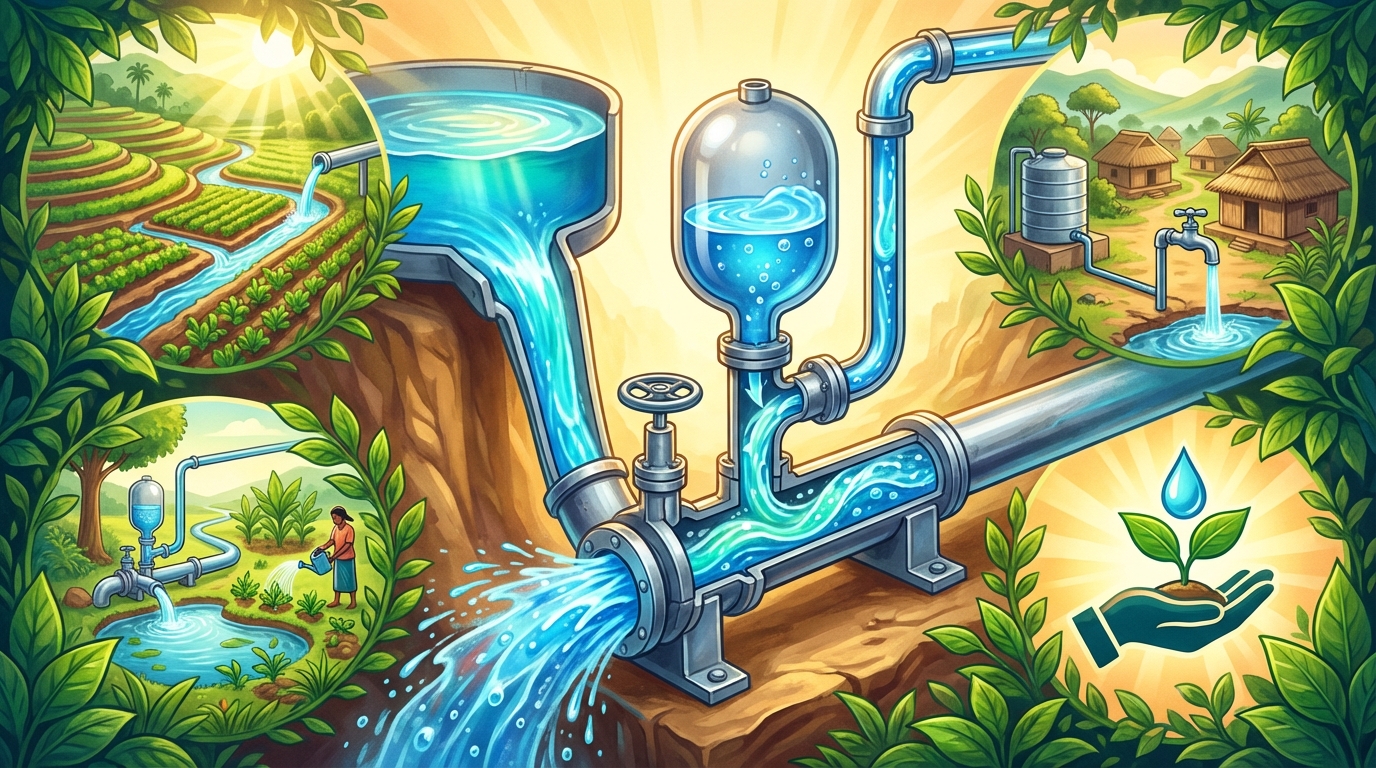 découvrez tout sur le bélier hydraulique : son fonctionnement, ses avantages et ses nombreuses utilisations pour économiser l'eau et l'énergie.