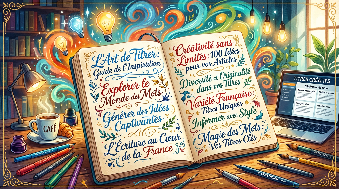 apprenez à créer des titres informatifs et variés en français pour capter l’attention de votre audience et améliorer la qualité de vos contenus.